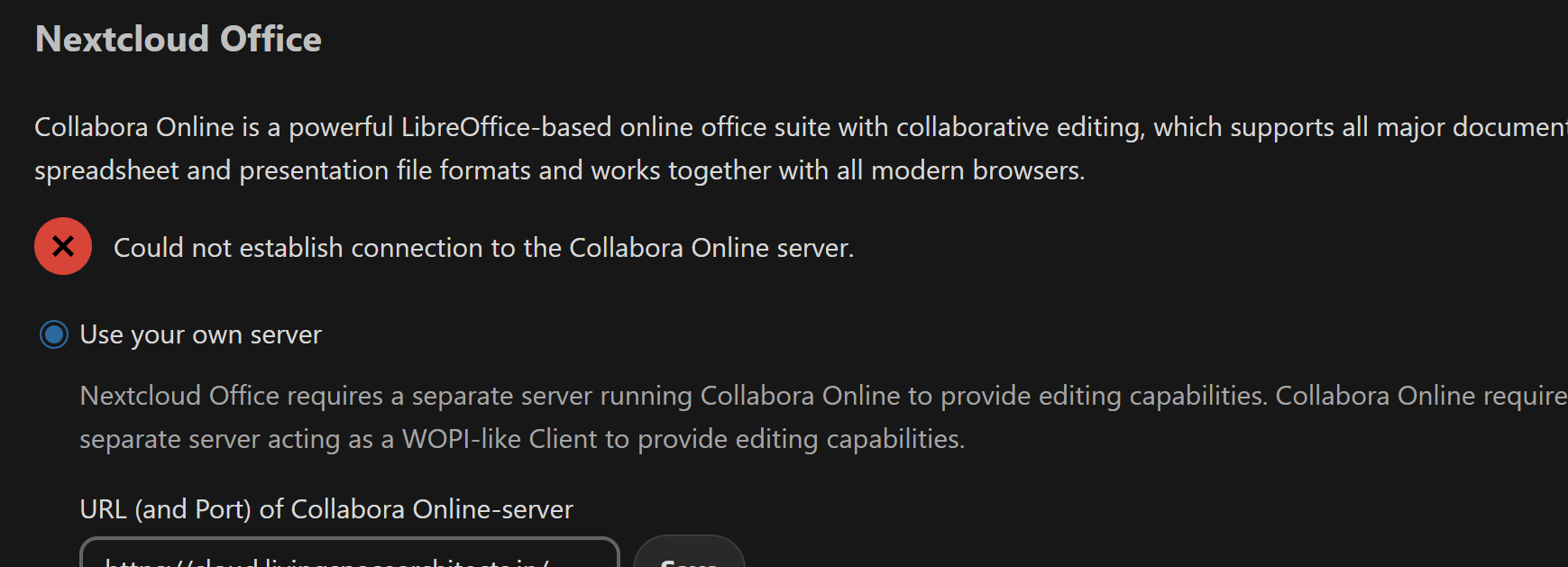 Nextcloud Office not working in AIO Installation - 📦 Appliances 