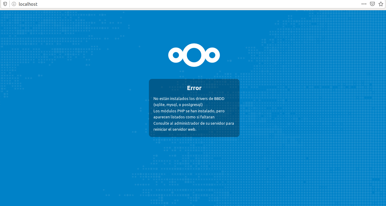 Error Driver Postgresql Mariadb Sqlite Not Found ℹ Support Nextcloud Community
