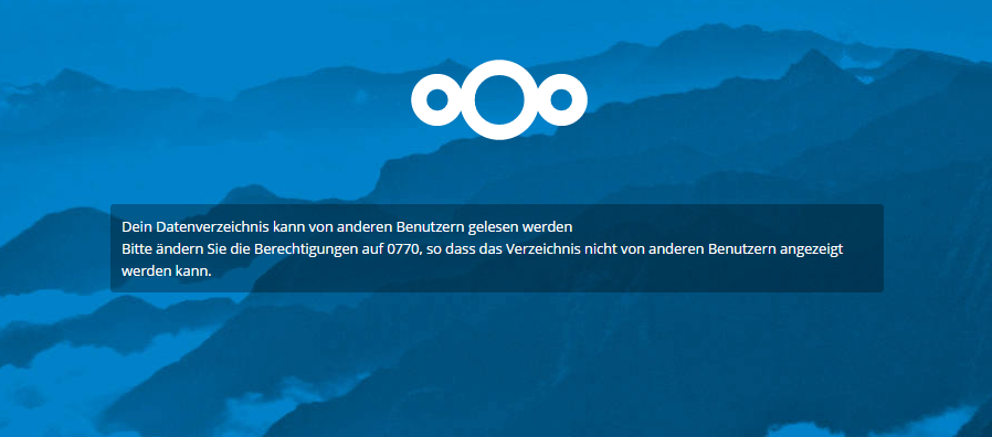 Problem After Changing Data Directory Support Nextcloud Community