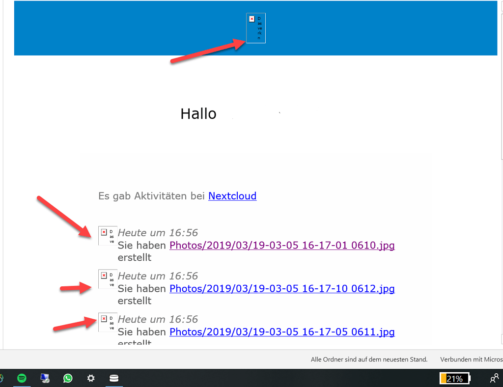 maxbulk mailer not showing image previews