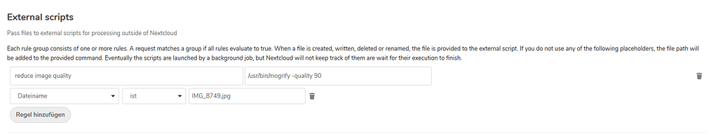 Help with the External scripts App - ℹ️ Support - Nextcloud community
