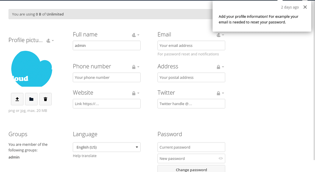 You Need To Set Your User Email Before Being Able To Send Test Emails