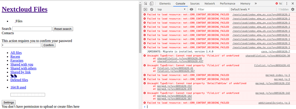 NC 13 UI Broken - ℹ️ Support - Nextcloud community