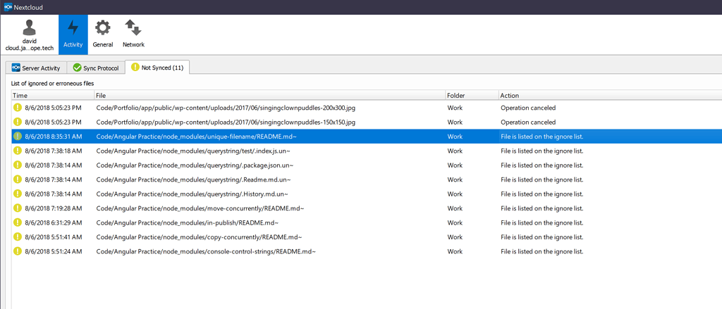 Why will these files not sync? - 💻 Desktop - Nextcloud community