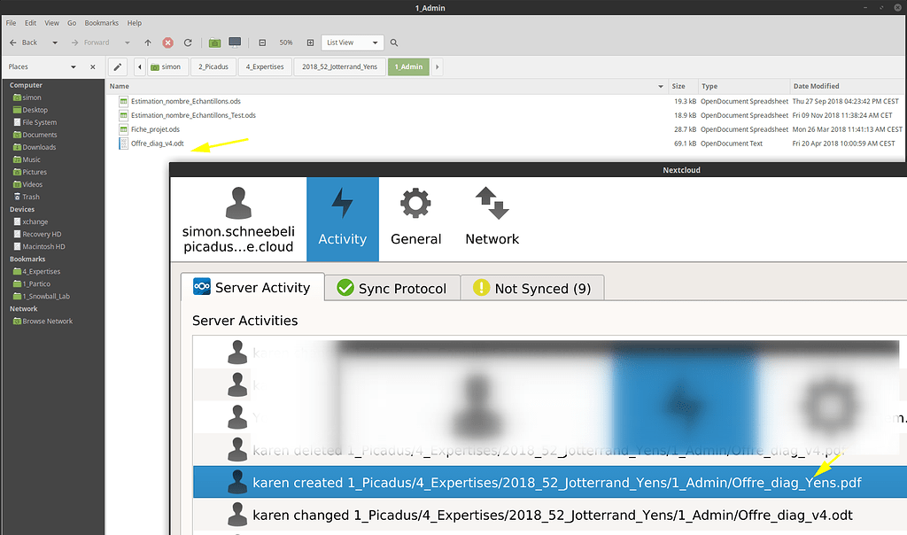 Synced files don't appear in file manager - 💻 Desktop - Nextcloud community