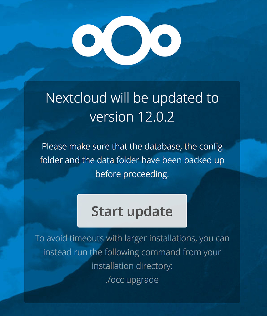 DISABLE update notice on home!? - ℹ️ Support - Nextcloud community
