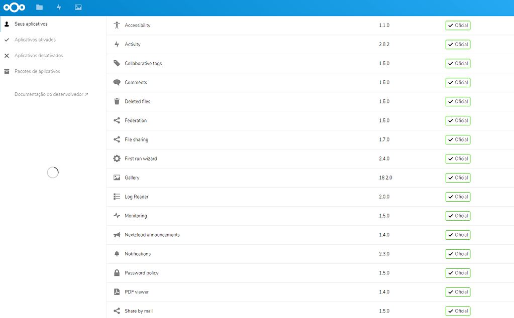 No apps to install - ℹ️ Support - Nextcloud community