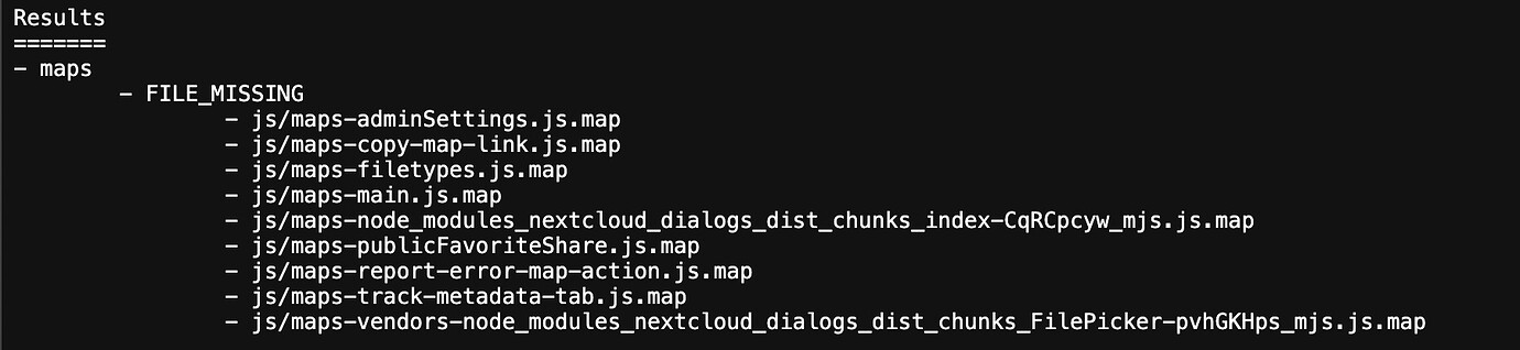 JS Sourcemaps in production? - 💻 Development - Nextcloud community