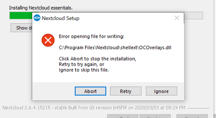 nextcloud_install_error1