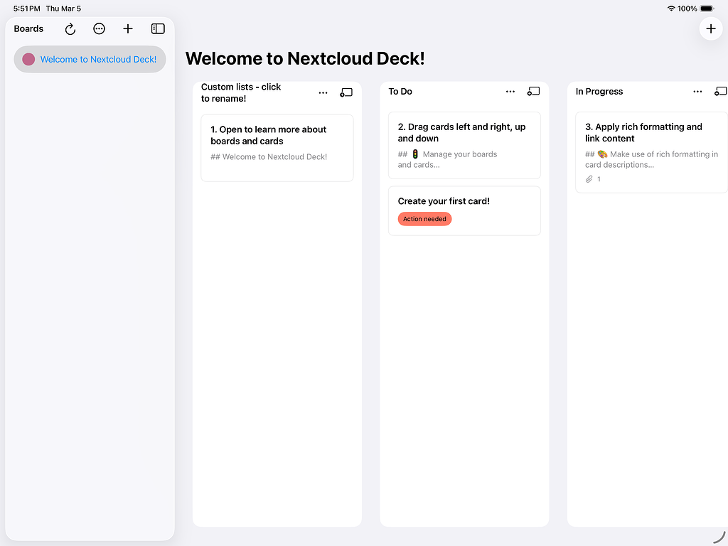 CloudDeck - New iOS client for Nextcloud Deck - 🍏 iOS - Nextcloud community