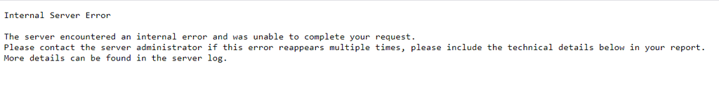 Sudden Internal Server Error - ℹ️ Support - Nextcloud community