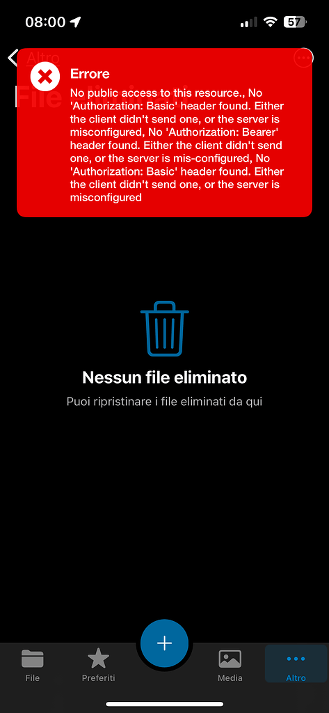 App ios error in login to server - ℹ️ Support - Nextcloud community