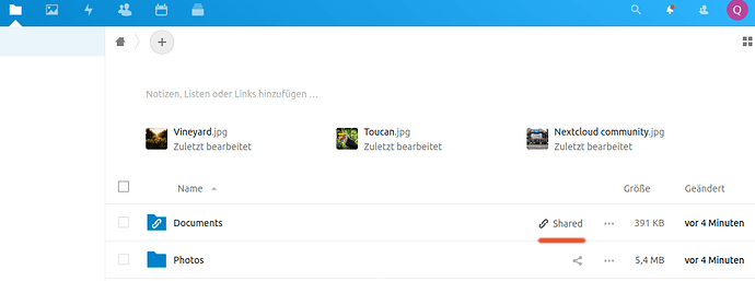 Dateien - Nextcloud