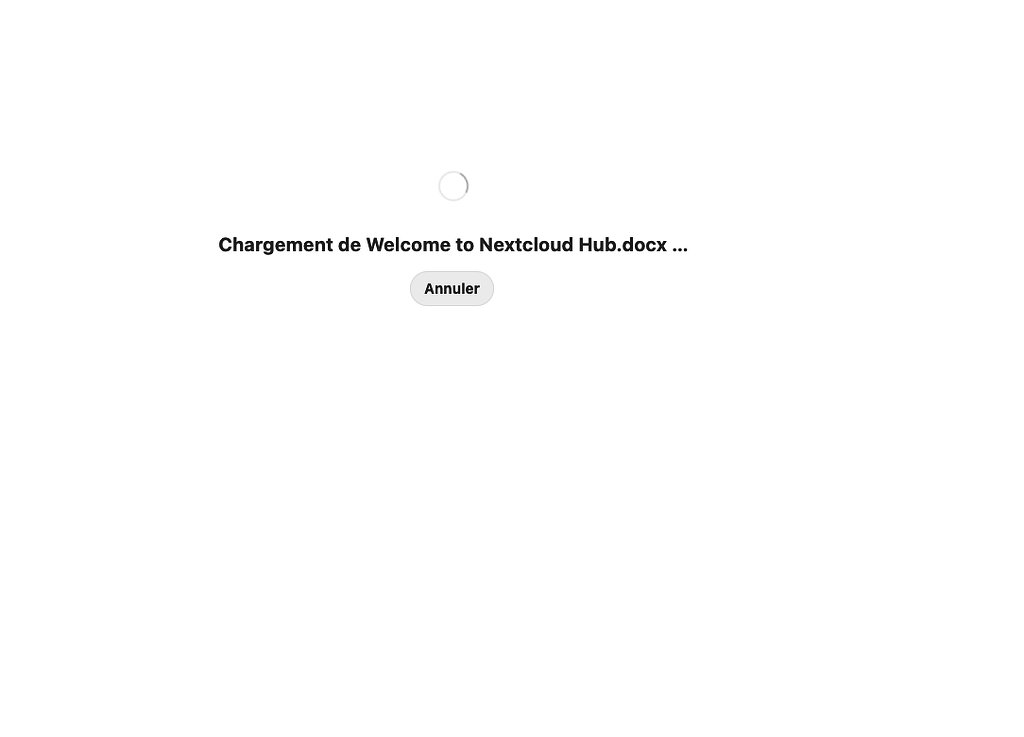 Impossible to load any office document - ℹ️ Support - Nextcloud community