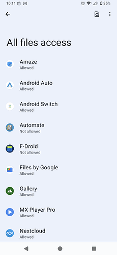 All Files Access