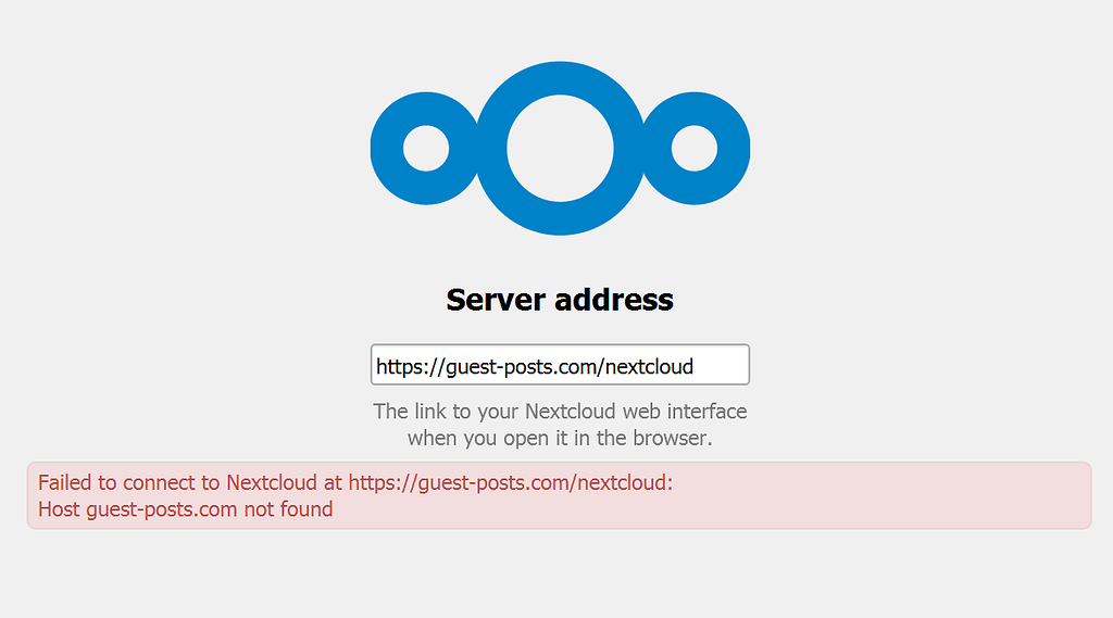I can't log onto the windows app - 💻 Desktop - Nextcloud community