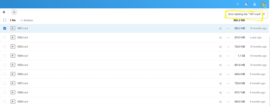 Error Deleting File Xxxxxxx ℹ️ Support Nextcloud Community 