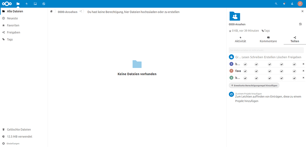 Groupfolder permission issue - ℹ️ Support - Nextcloud community