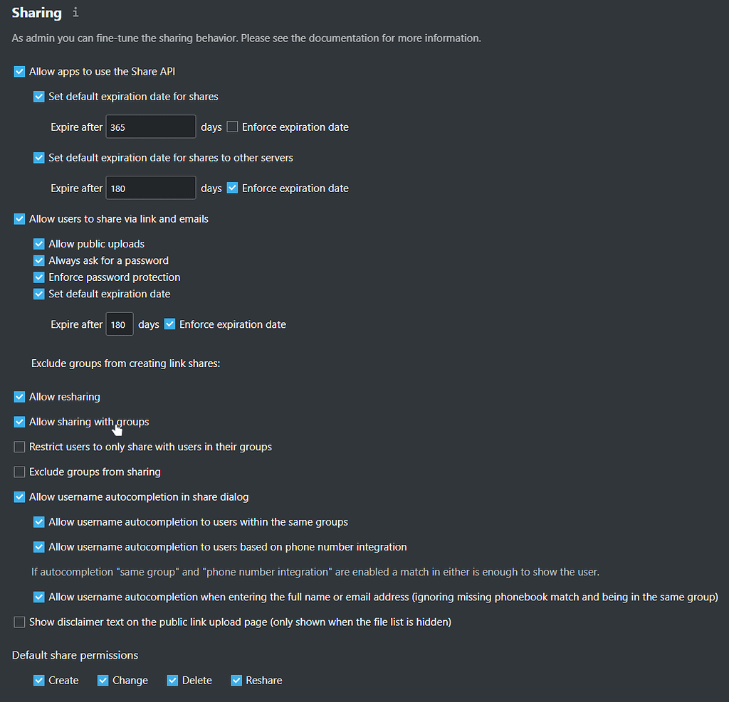 Sharing with groups (w/o membership) - ℹ️ Support - Nextcloud community