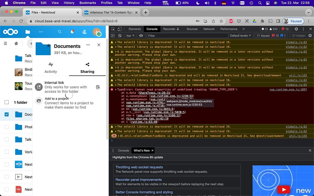 File Sharing is not possible on installation with docker - ℹ️ Support ...