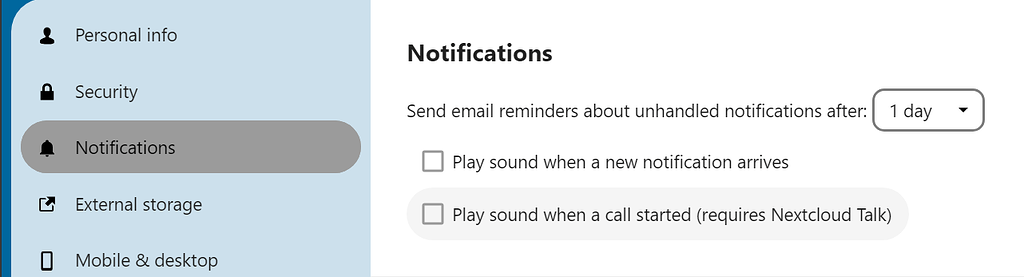 Nextcloud 29 notifications menu - ℹ️ Support - Nextcloud community