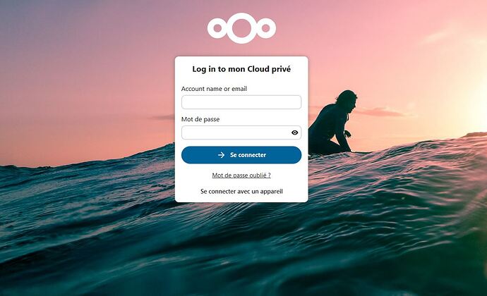 nextcloud login