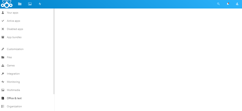 No apps showing in NextCloud - ℹ️ Support - Nextcloud community