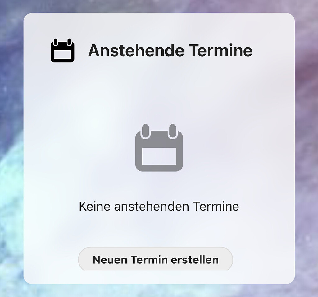 Dashboard Calendar Widget Not Showing Any Appointments Calendar 
