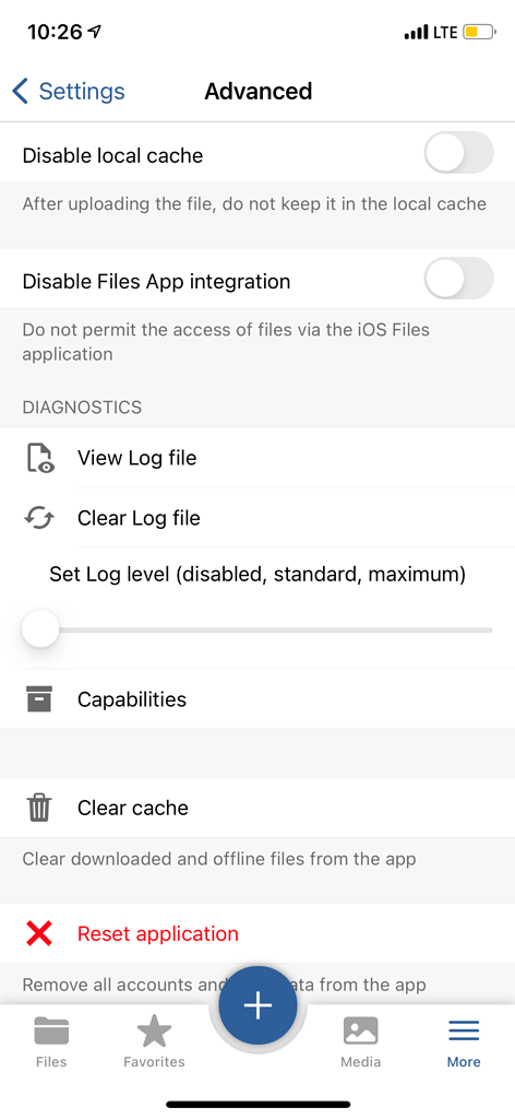 Iphone App log issue - 🍏 iOS - Nextcloud community