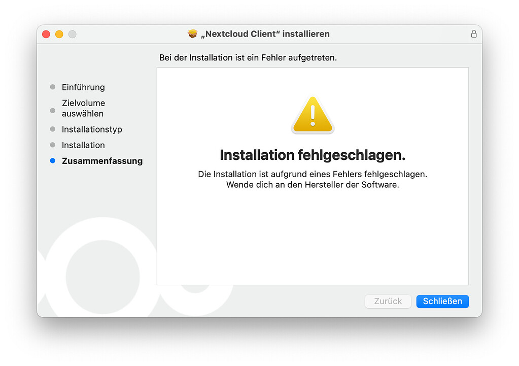 Not able to install the Nextcloud client on my MacBook Pro - 💻 Desktop ...
