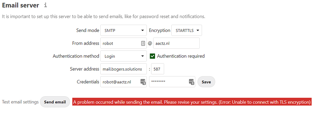 Unable to connect my Nextcloud to my iRedMail server - ℹ️ Support ...