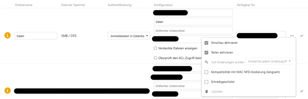 Shared Folder not in Sync with external Storage - ℹ️ Support ...