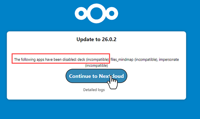 NC-25.0.7-to-26.0.2-upgrade-deck-incompatible