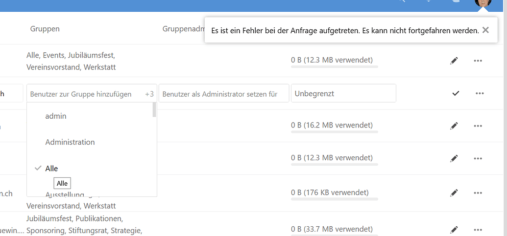 Benutzer aus Gruppe entfernen - 🇩🇪 Deutsch (german) - Nextcloud community