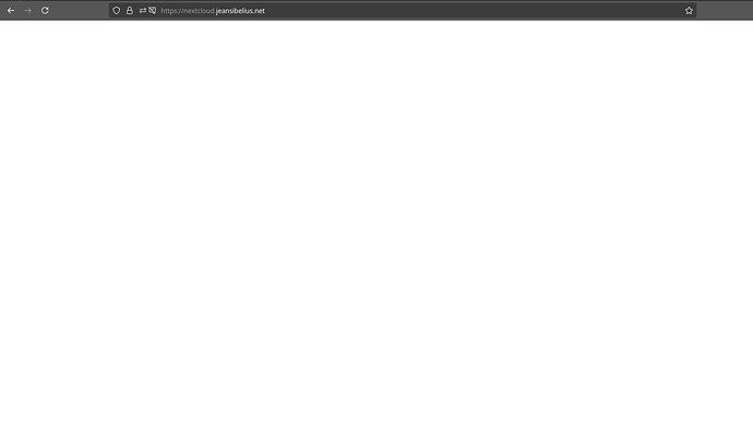 nextcloud-blank-screen