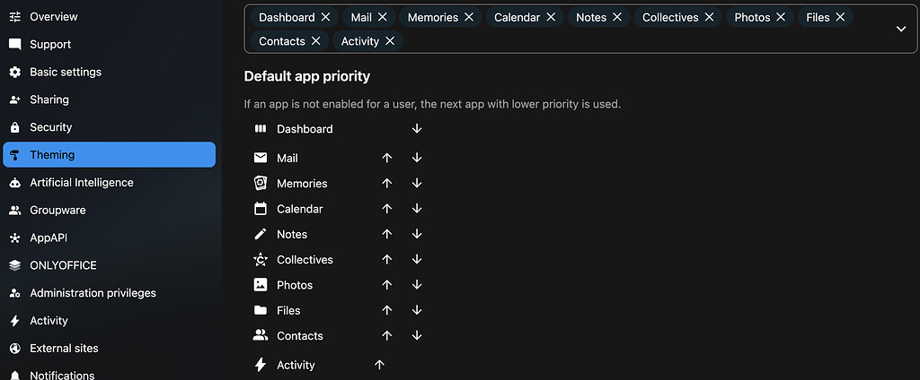 Theming Setting : Default App Priority does not work - ℹ️ Support ...