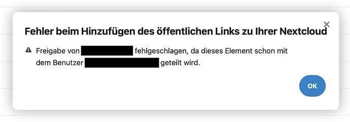 Nextcloud federated error