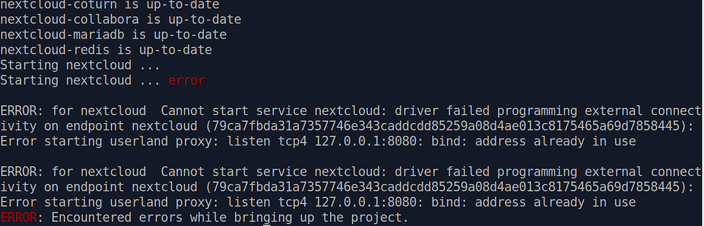 [SOLVED] "Cannot GET" Problem starting Nextcloud after certificate and ...