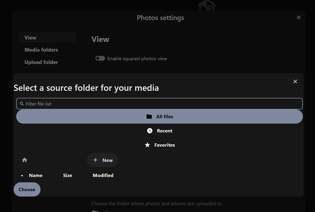 Photo settings does not show folders - ℹ️ Support - Nextcloud community