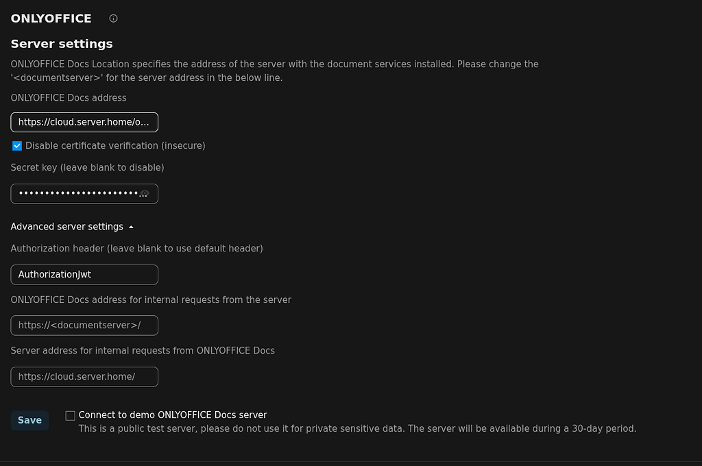 OnlyOffice server doesnt work on AIO - ℹ️ Support - Nextcloud community