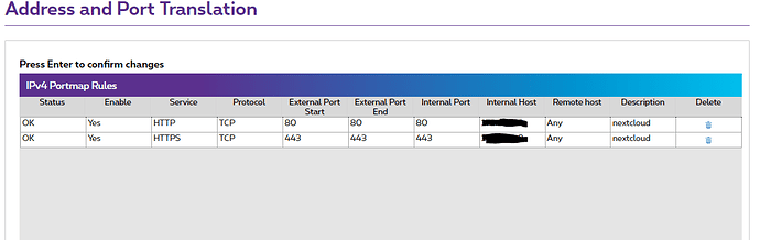 router port opening