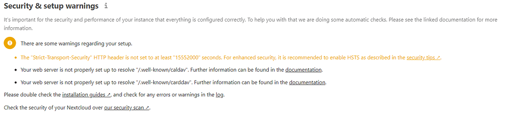 Nextcloud with Reverse proxy Warnings - ℹ️ Support - Nextcloud community
