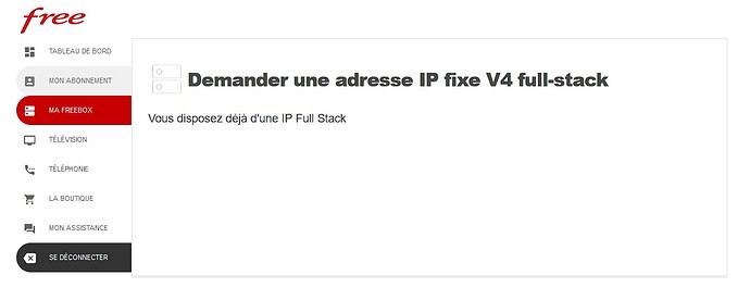 IPv4 Full fait