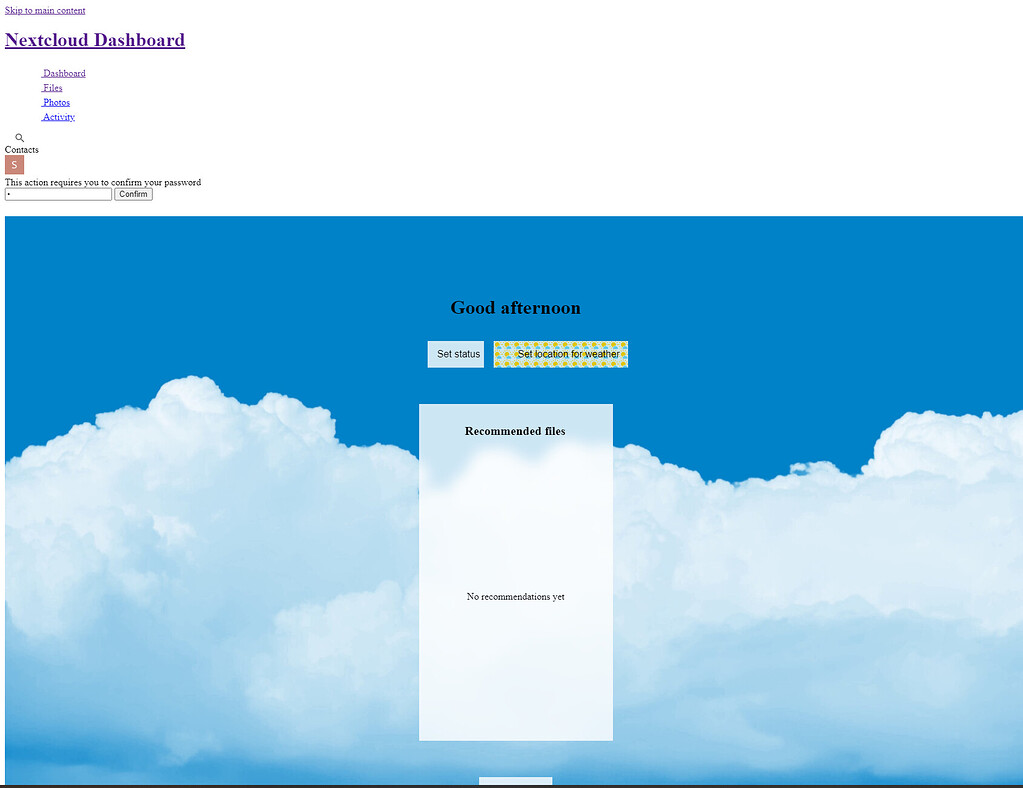 All Pages beside Login Loading Incorrectly - ℹ️ Support - Nextcloud ...