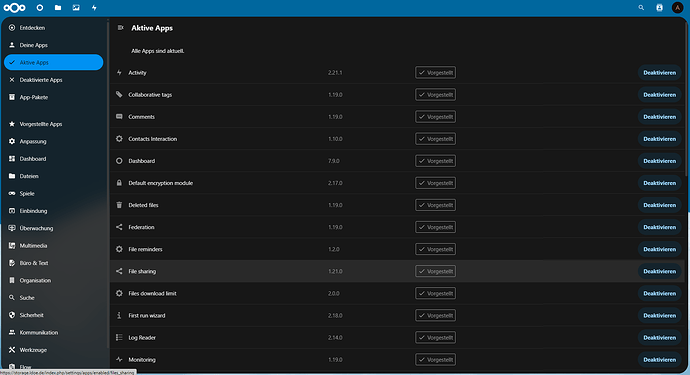 nextcloud_active apps