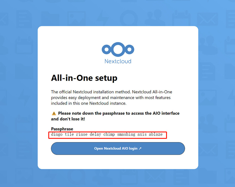 What to do if the password for AIO's first login interface is lost - 📦 ...