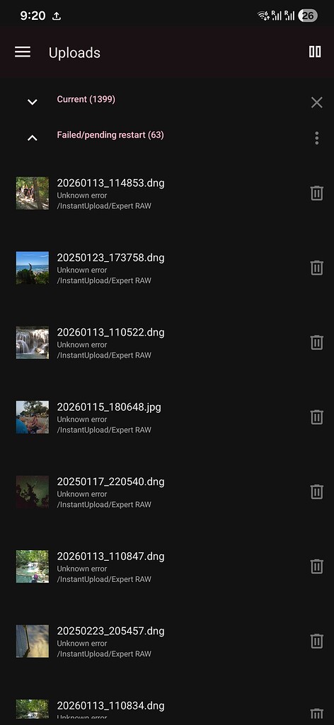Android mobile app uploads constantly failing - 🤖 Android - Nextcloud ...