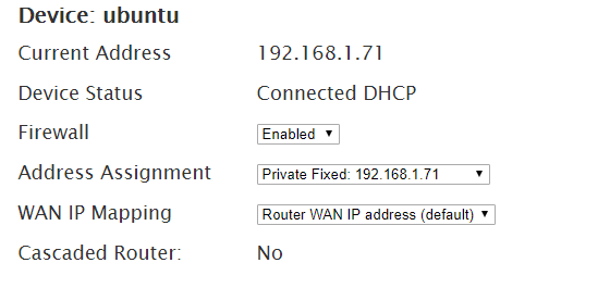 LAN IP Address Allocation