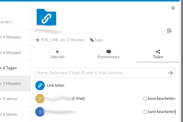 Nextcloud_Fehler_Freigaben