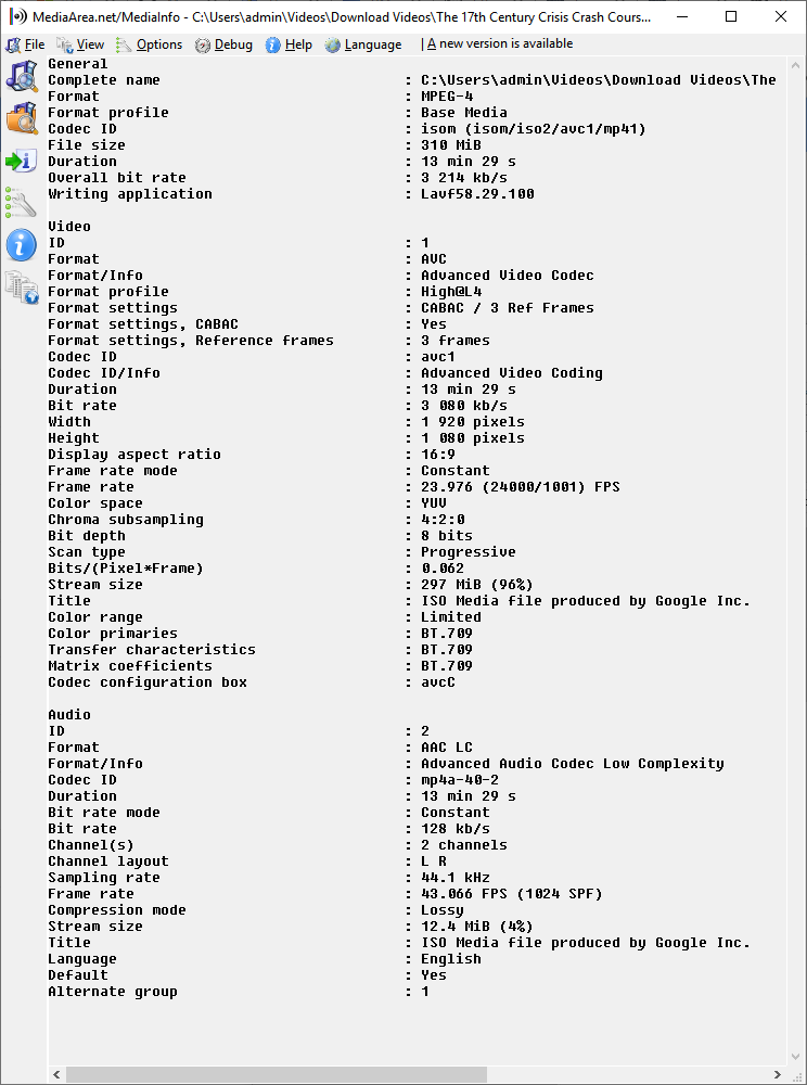 mp4 video codec